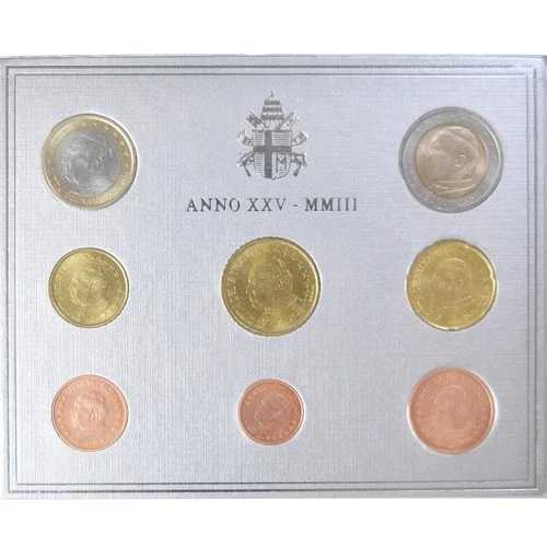 [#1183246] バチカン、セット、ジャン＝ポール2世、2003年、ローマ、FDC、MS