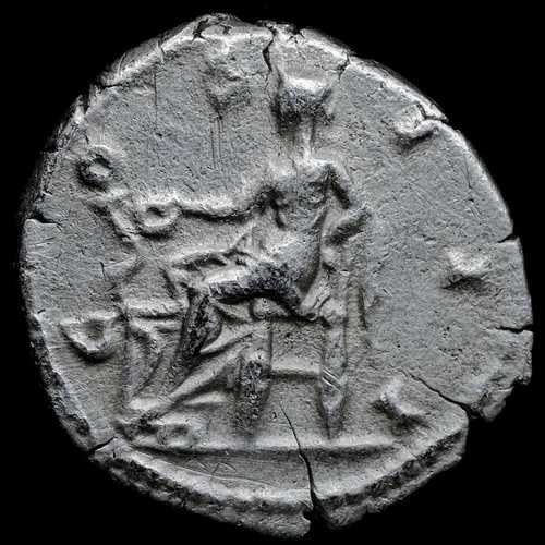 マルクス・アウレリウス 古代貨幣 NGC VF. AR デナリウス 西暦161-180年。A1007