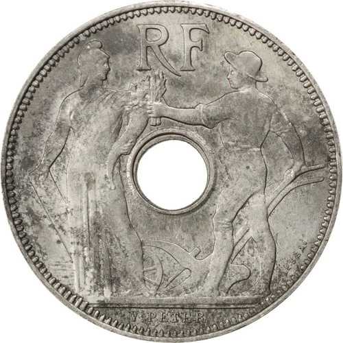 [#81238] コイン、フランス、25 サンタイム、1913 年、AU(55-58)、ニッケル、ガドゥリー:374a