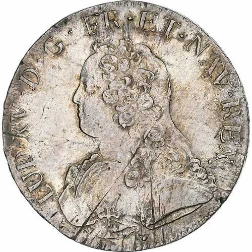 [#1288642] フランス、ルイ 15 世、オリヴィエの枝、1729 年、エクス、シルバー、オーストラリア
