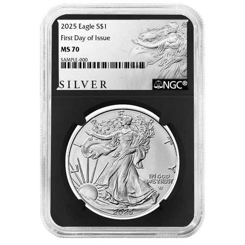 2025年 1ドル 1オンス アメリカン シルバー イーグル NGC MS70 FDI ALSラベル レトロコア
