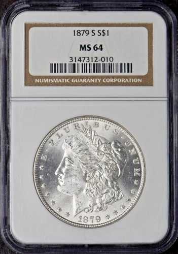1879-S モルガン銀貨 - NGC MS64 - ?COINGIANTS?