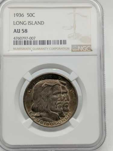 ロングアイランド記念 1936 NGC AU 58