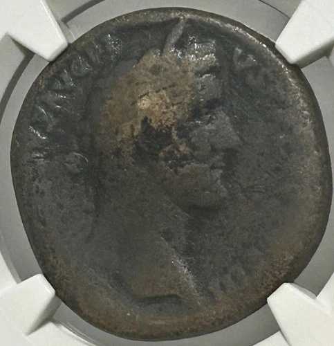 アントニヌス・ピウス AE セステルティウス AD 138-161 雌狼の双子 NGC G 4/5 4/5