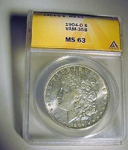 1904 O VAM 35b ANACS MS63 カウンター衝突 表面ダブリング、衝突 表面イン s ゴッジ A