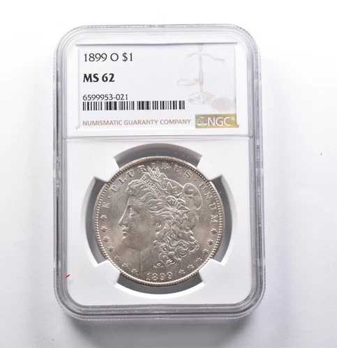 MS62 1899-O モルガン銀貨 NGC *3857