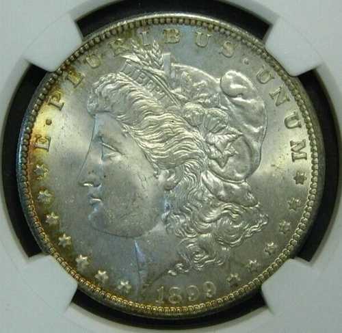 1899 O モルガン銀貨 NGC MS63 ~ VSS VAM 12 (ダブル 18-9) ~R4 ~ (ロット#5-4)