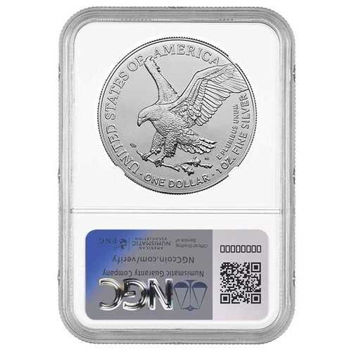 プレセール - 2026年 1ドル アメリカン シルバー イーグル NGC MS70 FDI フラッグ ラベル
