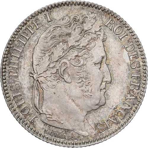 [#1509061] フランス、ルイ・フィリップ1世、1フラン、1845年、ルーアン、シルバー、MS｜WORLD RESOURCE【QUEEN店】