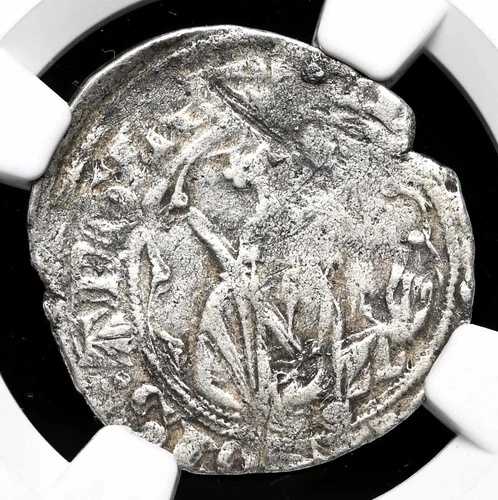 アングロ・ガリア。エドワード黒太子、1362-1372年、銀1/2グロス、NGC VF25