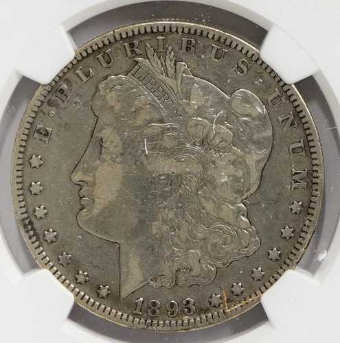 1893 O モルガン・ダラー NGC VF-20