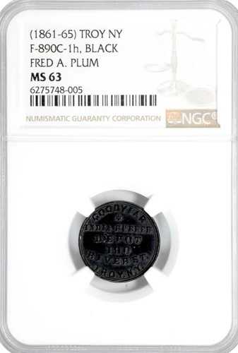 NY 890C-1h フレッドプラム、NGC MS63 ハードラバー - グッドイヤーインディアラバーポップ 2/8｜WORLD RESOURCE【QUEEN店】
