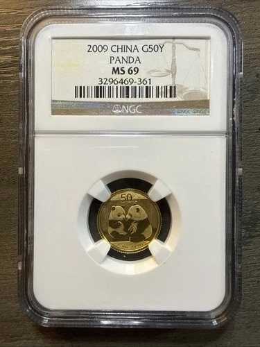 2009年 中国 .999 金パンダコイン 1/10 オンス : NGC グレード MS69｜WORLD RESOURCE【QUEEN店】