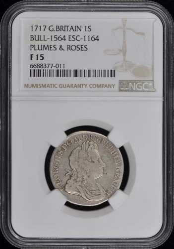 1717 G.BRITAIN ESC-1164 プルーム＆ローズ 1S NGC F15