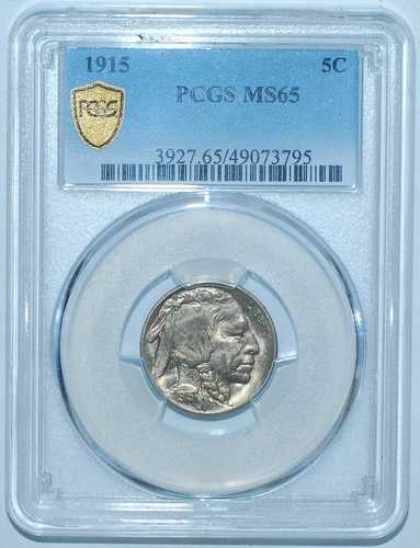 1915 P PCGS MS65 バッファローニッケル