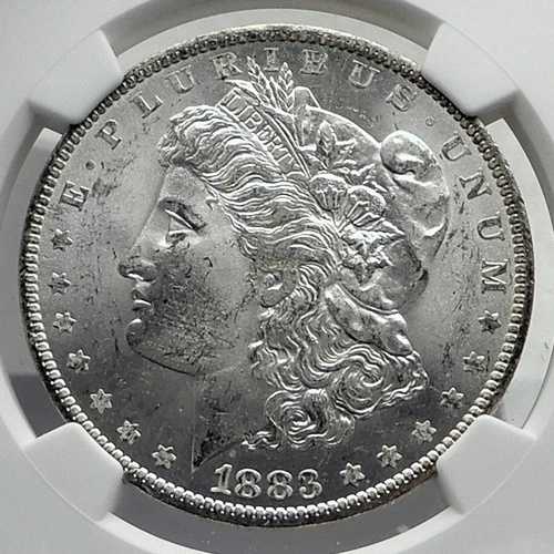 1883年 アメリカ合衆国 銀貨 モルガン USドル イーグル NGC MS i80077