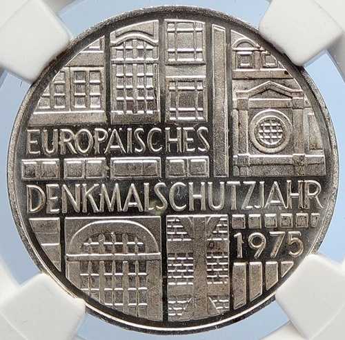 1975年ドイツ ヨーロッパ歴史記念プルーフ銀貨 5M ドイツコイン NGC i105681