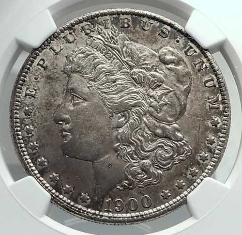 1900年 アメリカ合衆国 銀貨 モルガン USドル イーグル NGC i79694