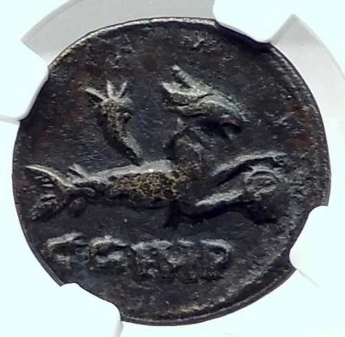 CARACALLA 本物のパリオン パリウム ミシア 古代ローマ コイン CAPRICORN NGC i79220 129,250円
