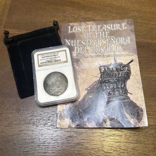 1556-1622 メキシコ 8 Reales 難破船効果 Nuestra Senora del Rosario NGC 8R