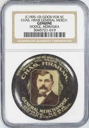 c1905-1910 5Cメダル チャス・ラブ 一般商品 NGC 純正 ダッジ NE (019)