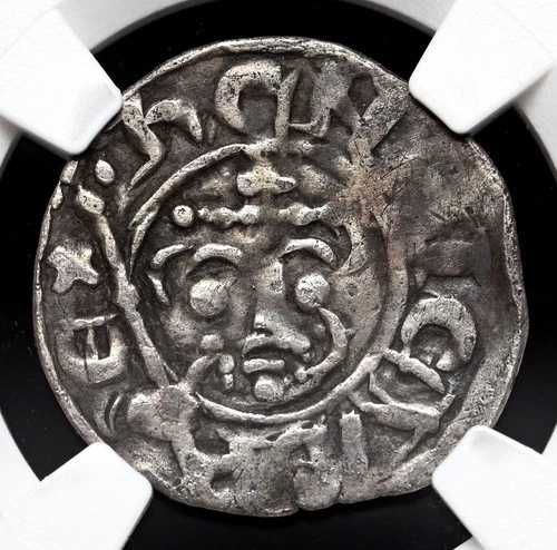イングランド。リチャード1世（獅子心王）、1189-1199年。リカール銀貨、NGC VF30