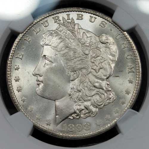 1898年 O モルガン シルバー ダラー $1 NGC MS66+ PLUS ウルトラクリーン チークジェム PQ *J503｜WORLD RESOURCE【QUEEN店】