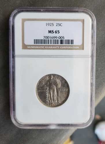 1925年 スタンディング・リバティ・クォーター NGC MS 65-