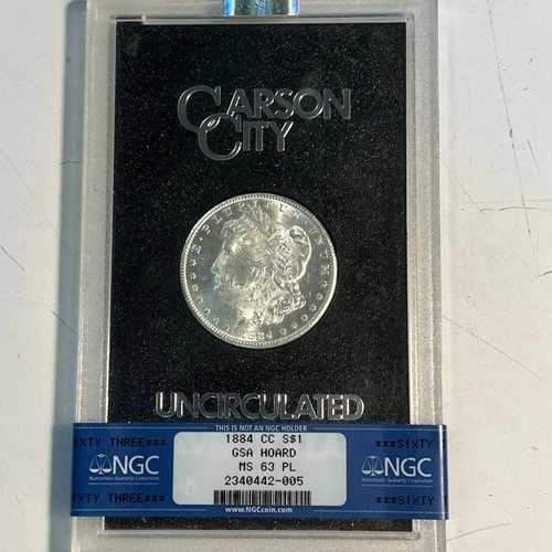 1884-CC モルガン・ダラー GSA ホード S$1 NGC MS63PL