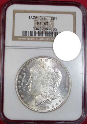 1878-P 8TF モーガン ドル NGC MS63｜WORLD RESOURCE【QUEEN店】