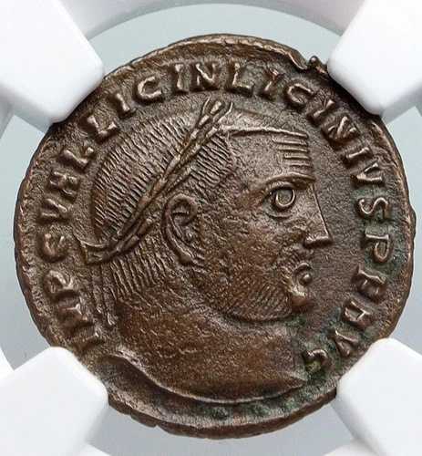 リキニウス1世 真正古代 紀元313年 アレクサンドリア エジプト ローマコイン VIRTUS NGC i90424 117,150円