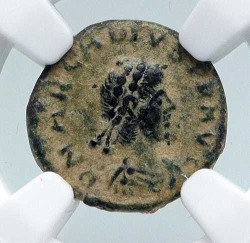 アルカディウス 388AD 古い古代ローマコイン 勝利の天使捕虜 NGC i89535