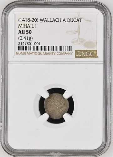 ワラキア ドゥカット、ミハイル 1、NGC AU 50