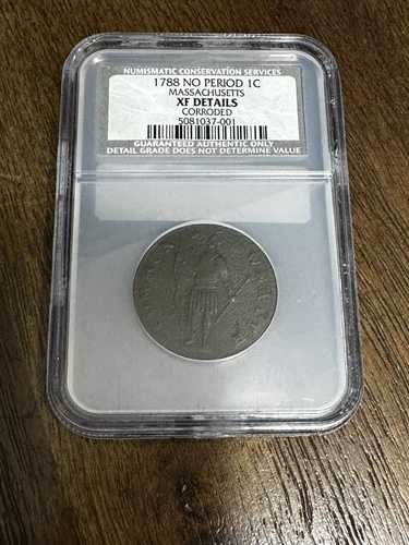 1788年マサチューセッツ州ペニー - 時代不明 - NGC (NCS) XF 詳細腐食、1C