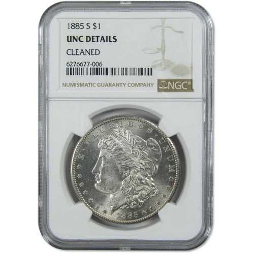 1885年 S モーガンドル 未流通 詳細 NGC シルバー $1 コイン SKU: I1464-|WORLD RESOURCE【QUEEN店】