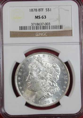 1878-P 8TF モーガン ドル NGC MS63|WORLD RESOURCE【QUEEN店】