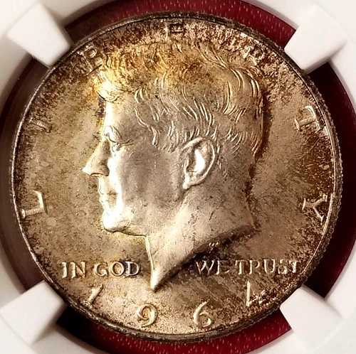 NGC MS-67! 1964-D ケネディ・ハーフダラー