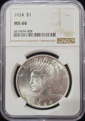 1924年平和ドル MS-66 ビデオ
