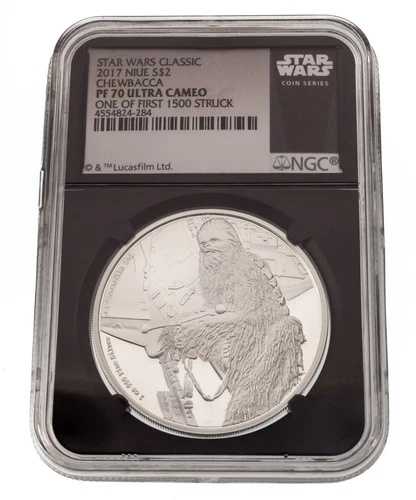 2017年 ニュー S$2 スターウォーズ クラシック チューバッカ NGC PF70 ウルトラカメオ