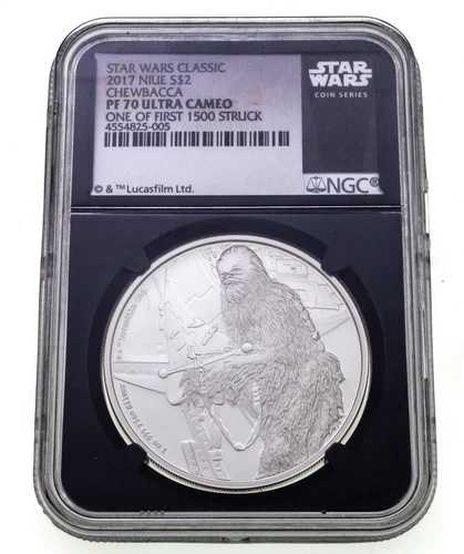 2017年 ニュー S$2 スターウォーズ クラシック チューバッカ NGC PF70 ウルトラカメオ COA付き