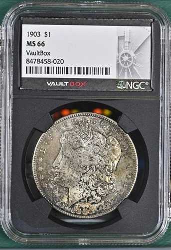 1903年 モルガン・ダラー S$1 NGC MS66