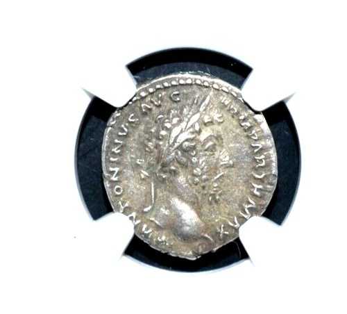 マルクス・アウレリウス、AD 161-180、アル・デナリウス、NGC、ストライク 5/5、(344)