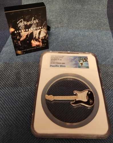 2021 Pamp 75周年記念 フェンダー ストラトキャスター 1オンス シルバー NGC Rev PF70 初リリース