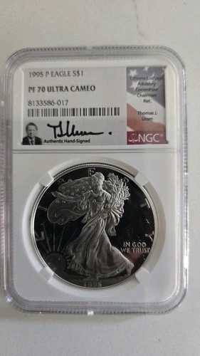 1995年 Pイーグル $1 PF 70 ウルトラカメオコイン NGC認定 121,550円