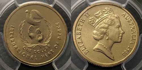1986年 1ドル ピース PCGS MS68 FDC UNC #828|WORLD RESOURCE【QUEEN店】