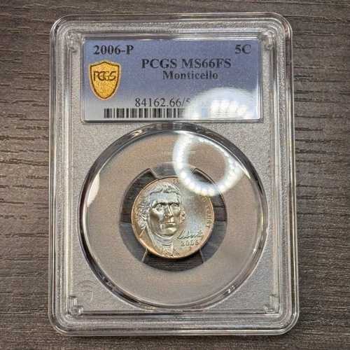 MS66FS 2006-P ジェファーソン・モンティセロ・ニッケル、PCGS Trueview- アルバム調 36,465円