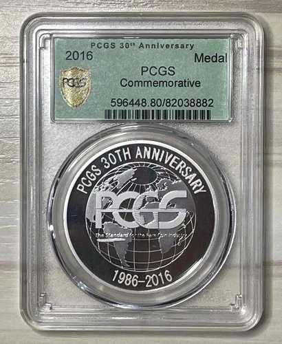 PCGS 1986 - 2016 30周年記念メダル ゴールドシールド シルバー ゴールドメッキ プルーフ 1+3