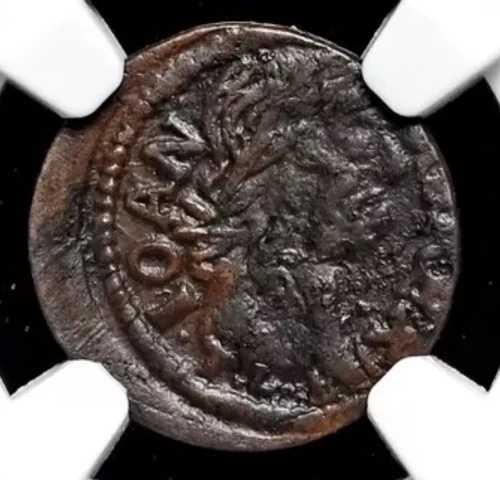 ポーランド 1663年 カジミェシュ1世（1648-1668年）のヤン王、ポーランド・ワルシャワ・ソリドゥス貨幣、NGC XF