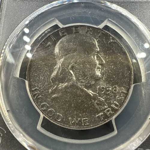 1958年 フランクリン ハーフダラー PCGS MS66