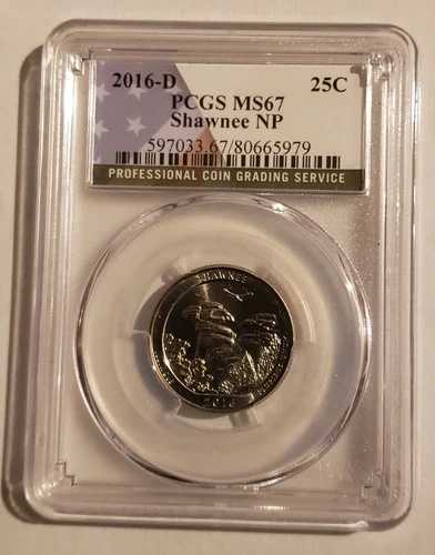 2016 D ショーニー アメリカ ザ ビューティフル クォーター PCGS MS67